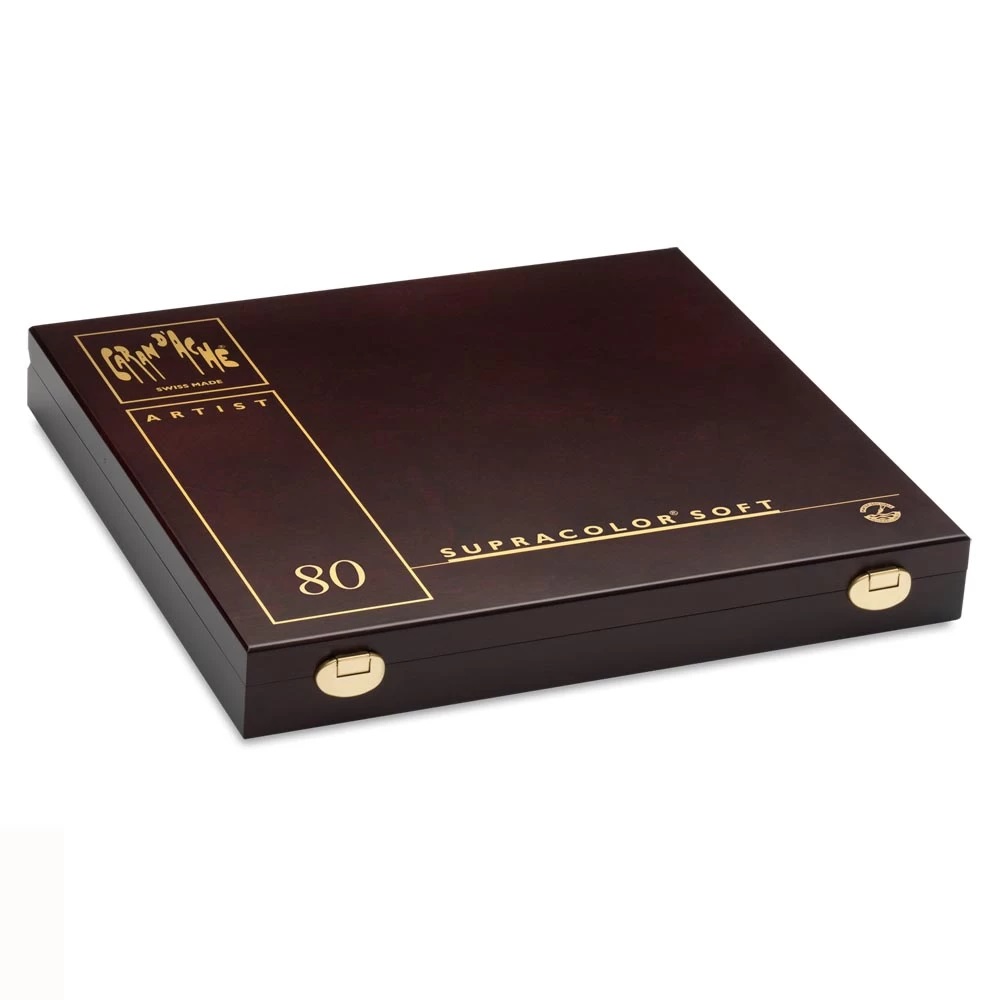 Caran d'Ache Supracolor 80 Colour Pencils Giftbox | Appelboom.com